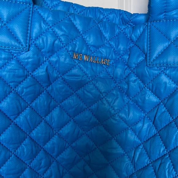 NWOT MZ Wallace Medium metro tote blue - Picture 3 of 6